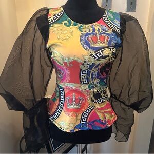 Love J Small Brightly Colored Baroque Top